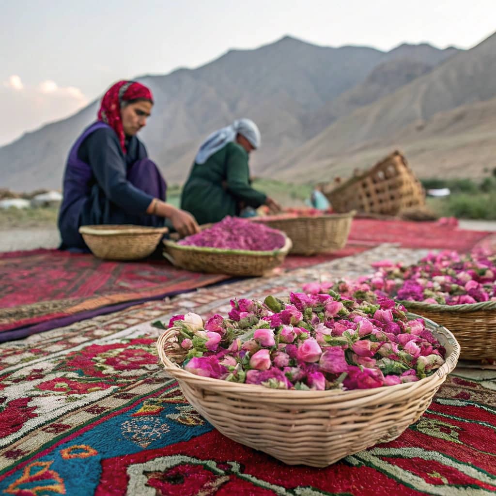 فولاد گل خرید عمده غنچه گل محمدی در داراب