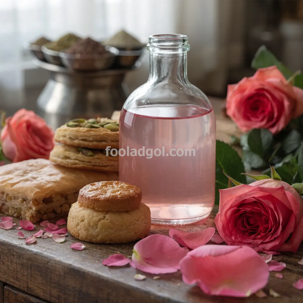 خرید گلاب داراب برای شیرینی پزی